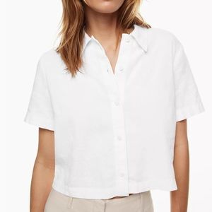 Wilfred Gelato Linen Shirt - White (Small)